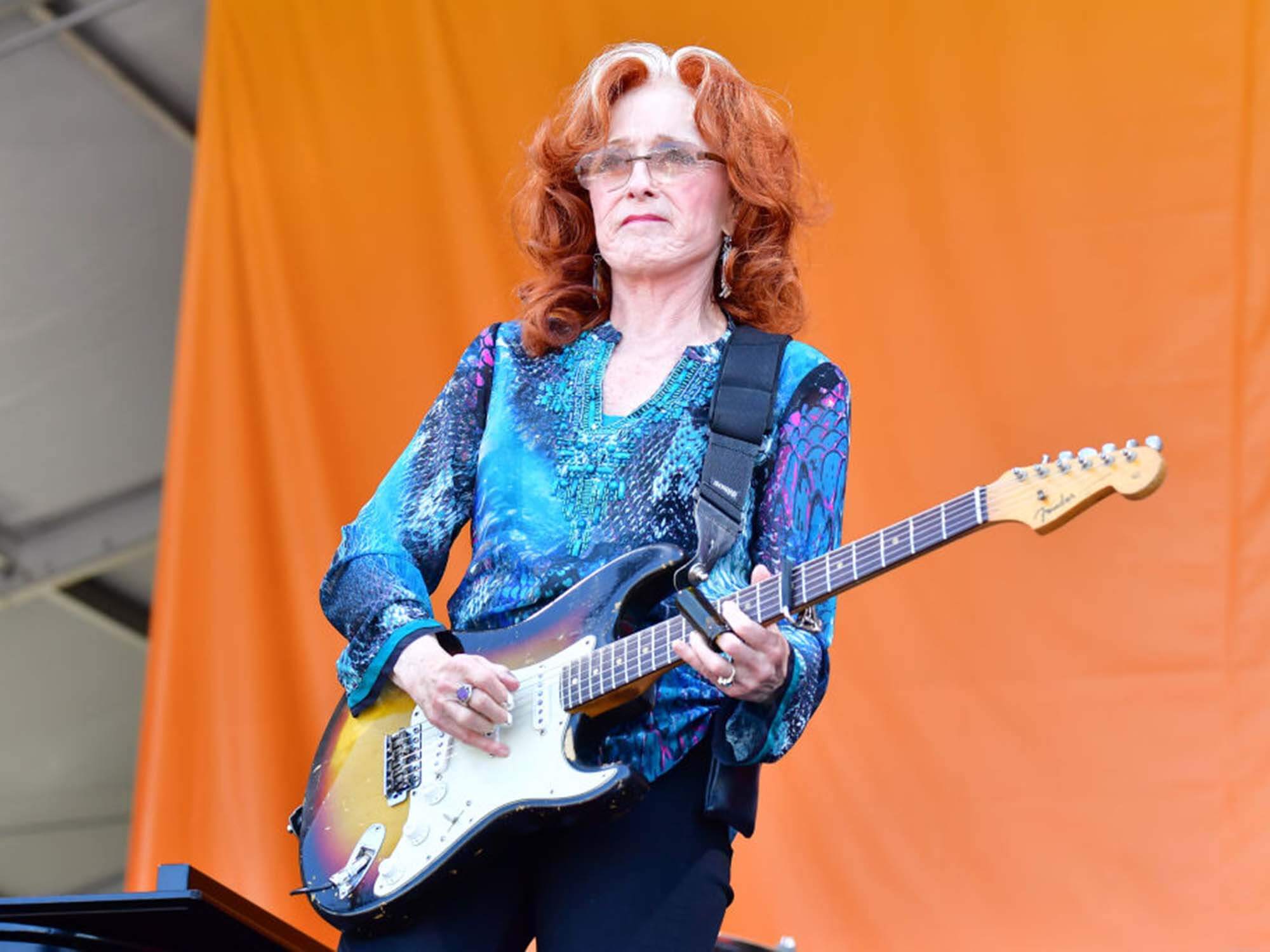 Bonny Raitt at the New Orleans Jazz and Heritage Festival 2019