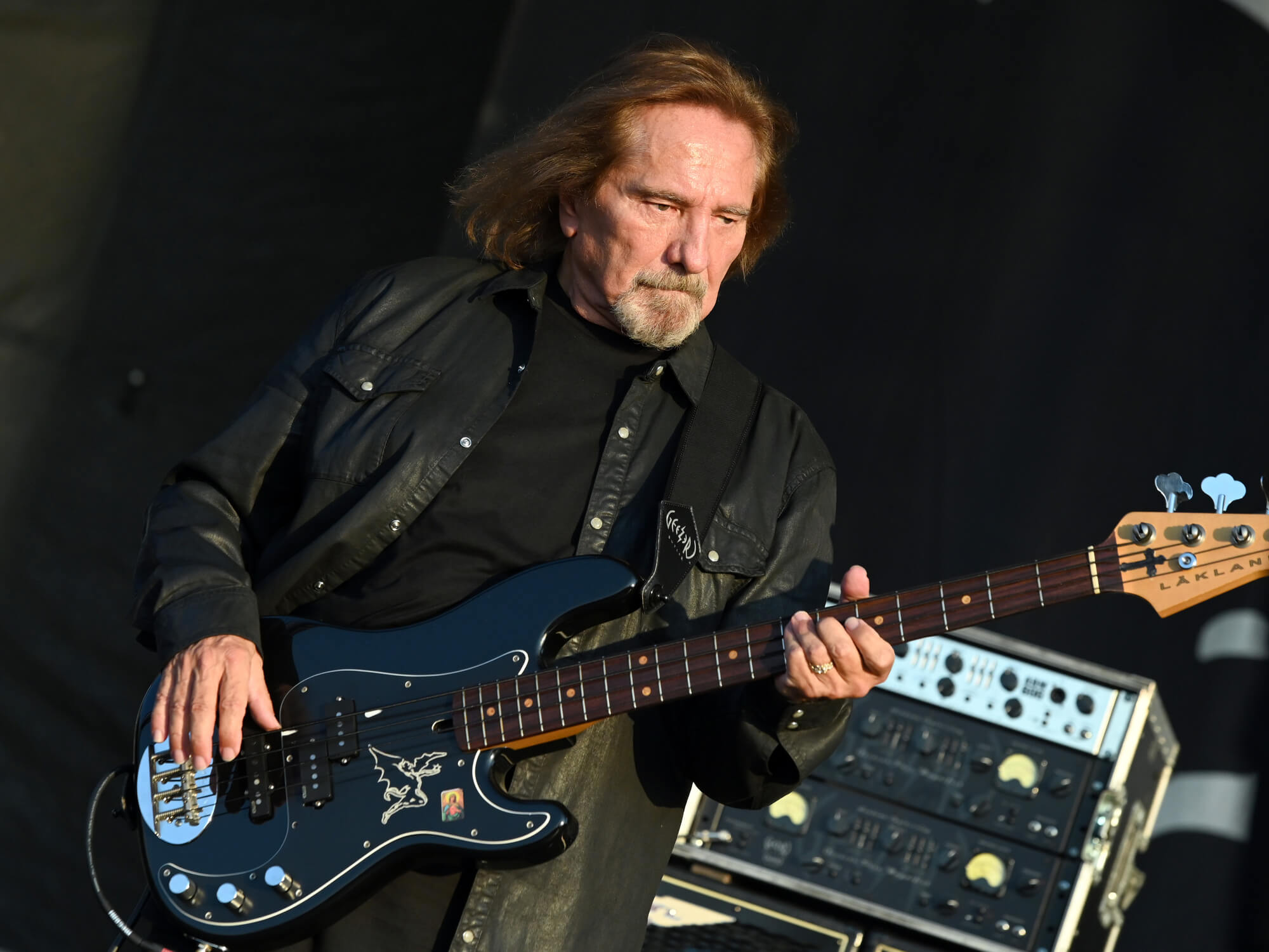 Black Sabbath's Geezer Butler onstage