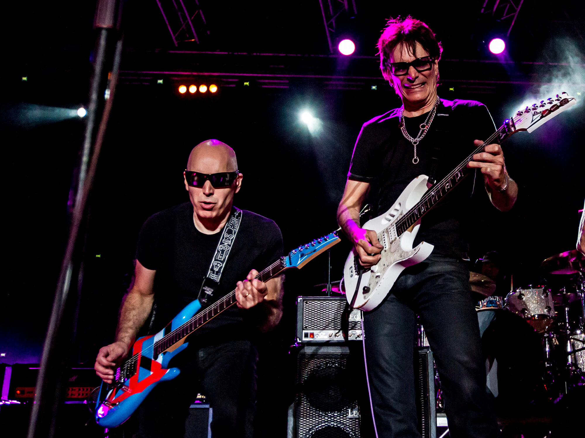 Joe Satriani and Steve Vai