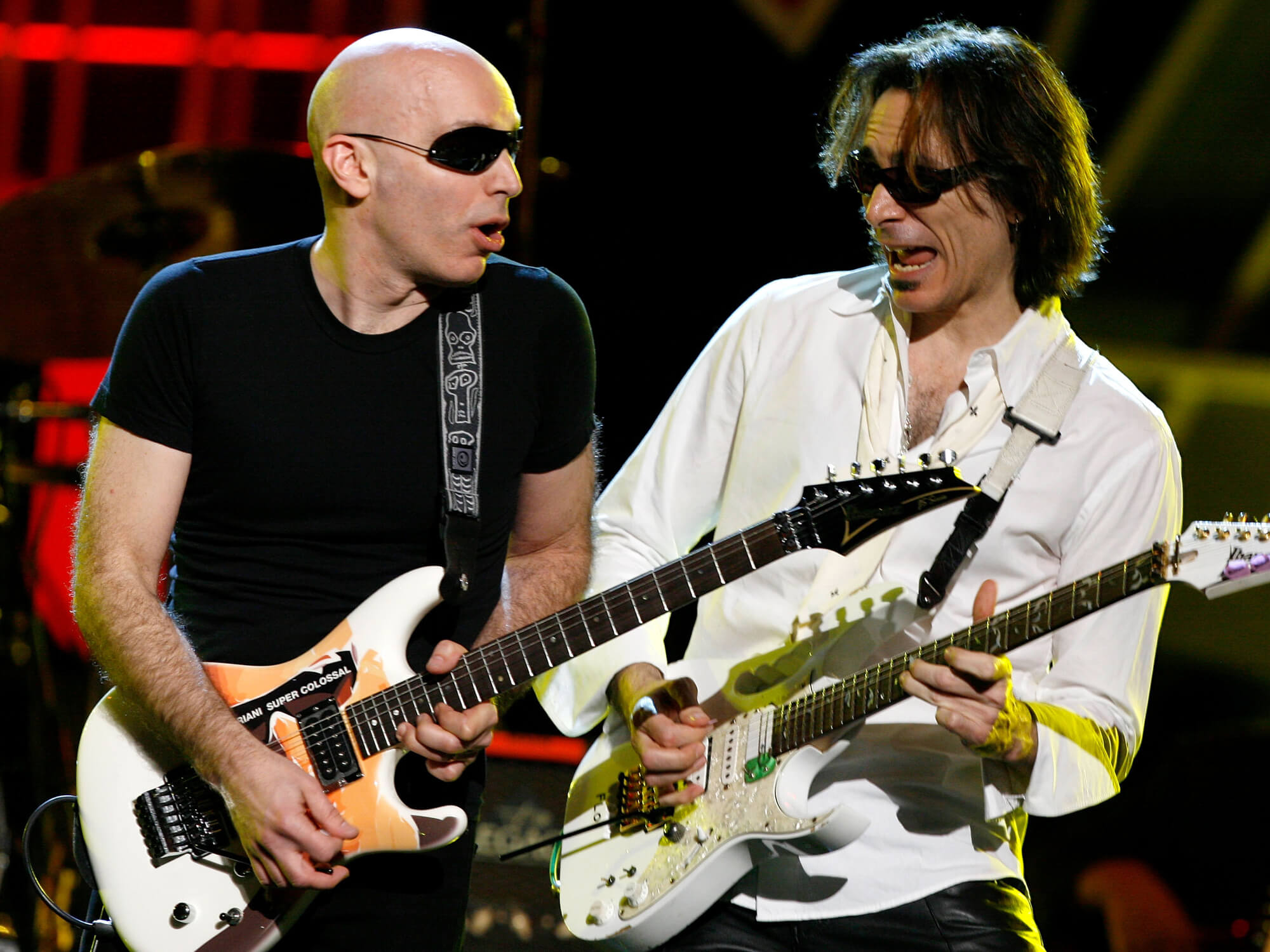 Joe Satriani and Steve Vai